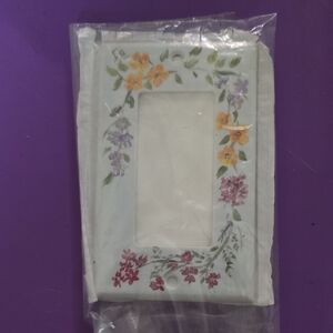 Floral Decorative Light Switch Cover
